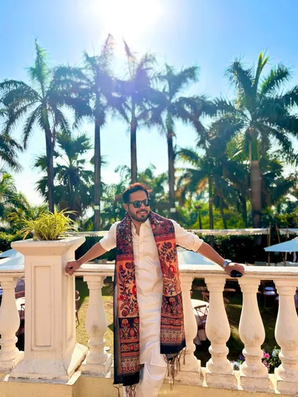 A sunny day at Taj Lands End, Mumbai. A beautiful venue for a beautiful celebration.