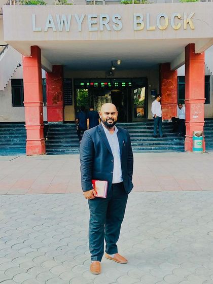 At the Lawyers' Block in Saket Court, New Delhi. My work takes me to various courts across the city.