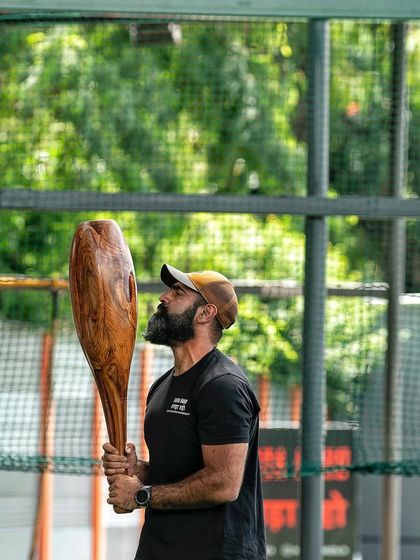 Ancient tools, modern application. Holding the Mudgar, you feel a connection to a thousand years of strength training. It provides a controlled instability that builds balance and body awareness.