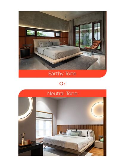 The color palette sets the mood. Do you prefer the warmth and depth of Earthy Tones, with rich woods and concrete, or the bright, airy feel of Neutral Tones with light woods and white walls? We can craft either to perfection.