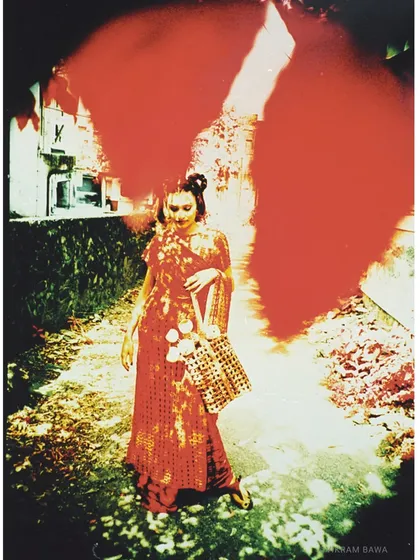 When the colors spill, the story begins. This fashion flashback for Cosmopolitan India was shot on special infrared film, creating a surreal and painterly effect.