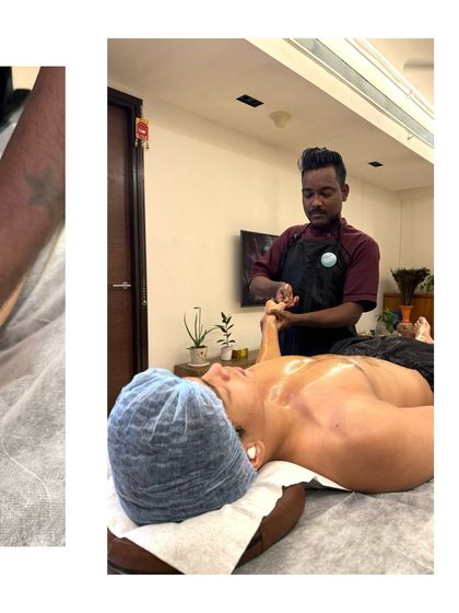 A detailed look at our at home arm and shoulder massage. We bring the massage table, fresh linens, and medicated oils, so all you have to do is relax.