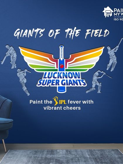 Paint My Walls - Painting Services IPL Fan Walls: Wear Your Team's Colors photo 29