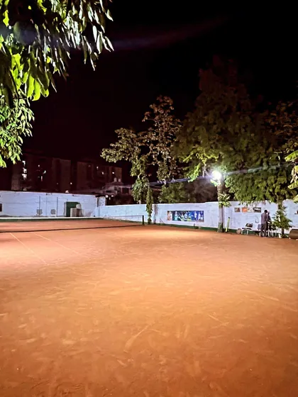 The work doesn't stop when the sun goes down. Our floodlit clay court in Agra allows for night sessions, perfect for those who want to train after work or school. We are dedicated to providing opportunities for you to play anytime.