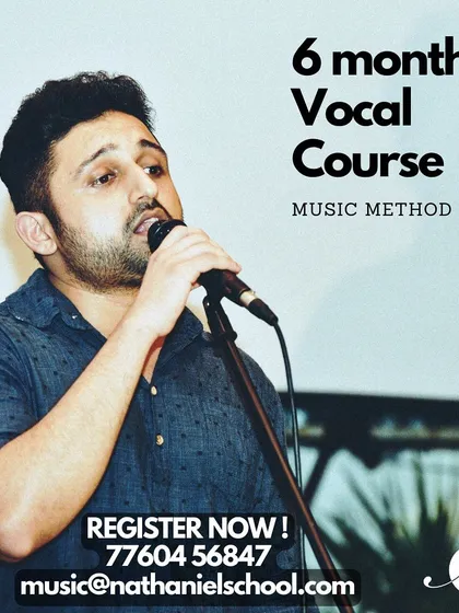 Our 6-month vocal course, part of the Music Method program, provides comprehensive training in technique, theory, and performance.