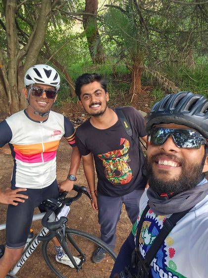 Meeting new friends and supporters along the way is one of the best parts of our community rides.