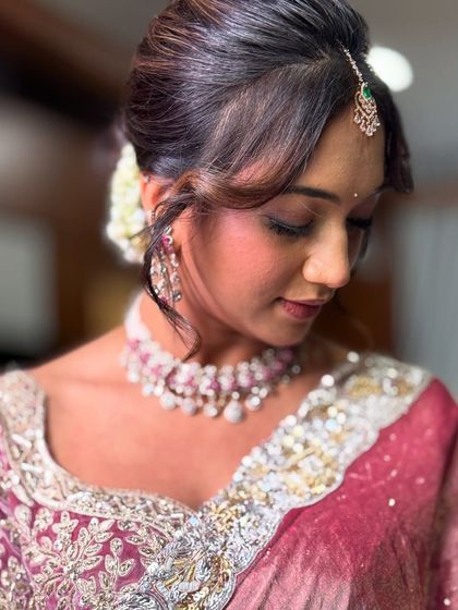 A close-up showing the soft, shimmery eyeshadow and perfectly blended skin. This is my signature no-filter-needed minimal glam.