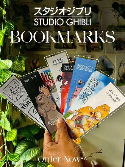For all the book lovers, I've created a set of Studio Ghibli bookmarks to go with my calendars. This collection features characters like Totoro, the Soot Sprites, and Arrietty, perfect for marking your page in style.