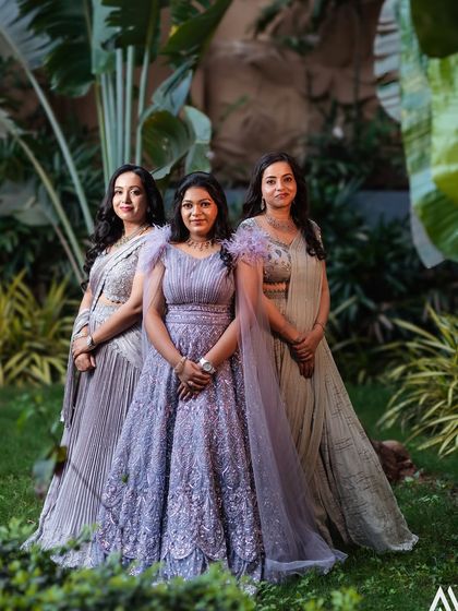 A gallery celebrating family bonds through fashion. These images feature more moments of mothers, sons, sisters, and other family members dressed in beautifully coordinated custom outfits for their most important events.