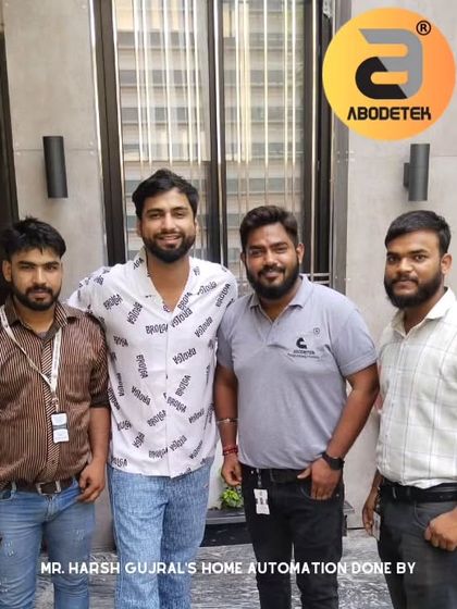 We were delighted to complete a home automation project for comedian Mr. Harsh Gujral. Our professional team is dedicated to delivering excellent results and adding more happy customers to the Abodetek family.