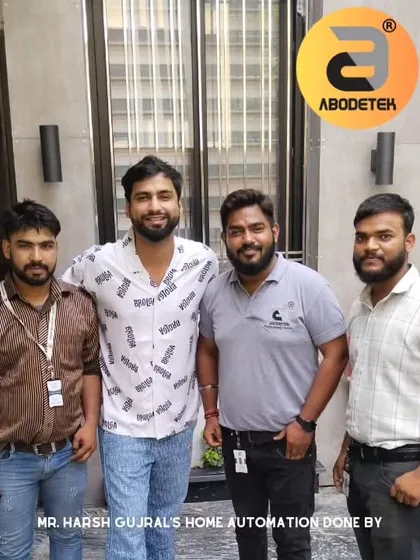 We were delighted to complete a home automation project for comedian Mr. Harsh Gujral. Our professional team is dedicated to delivering excellent results and adding more happy customers to the Abodetek family.