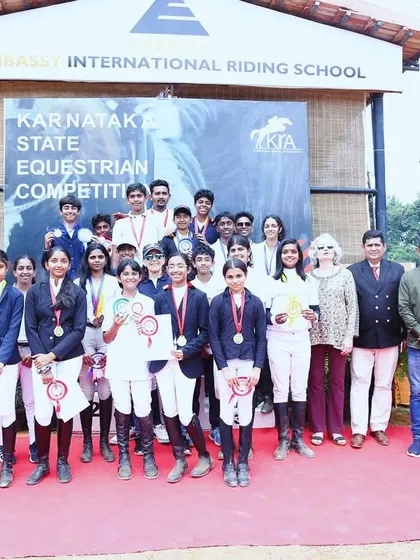 Victory is a team effort. We are incredibly proud to see our young riders fill the podium at the Karnataka State Equestrian Competition, celebrating their hard work, dedication, and the supportive community we foster at EIRS.