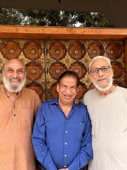 It was an honor to meet the legendary wildlife photographers, the Bedi Brothers, at their home. Getting their *aashirwad* (blessings) was a truly special moment for me.