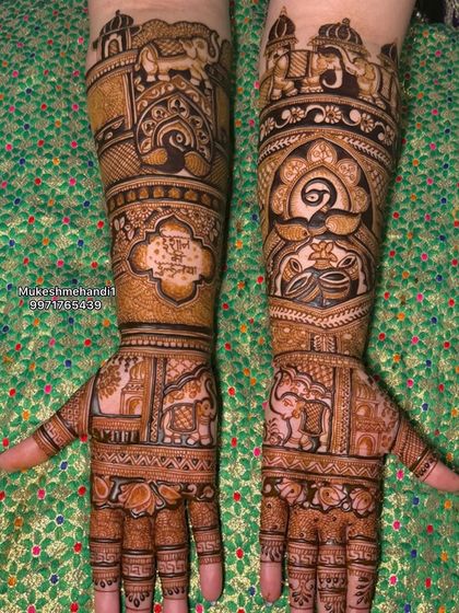 Mukesh Mehandi Art - Bridal Mehndi Intricate Bridal Designs (Hands & Arms) photo 24