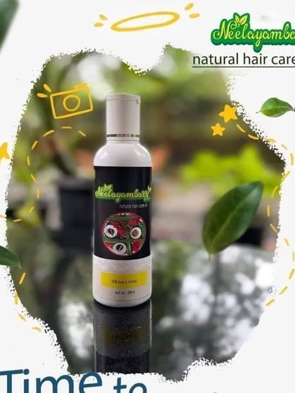 A creative shot of our natural hair care oil. It's a joy to see my handmade products ready to be sent out to customers who trust in the power of nature.