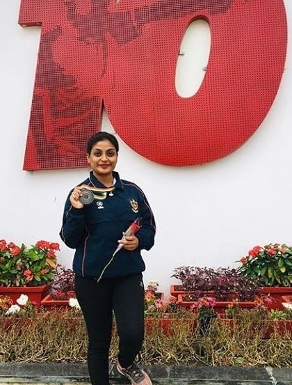 Girl power on the podium. We are proud of Ruchita Vinerkar for winning the bronze medal at the 2019 Nationals in Bhopal. We are committed to empowering female athletes in the sport of shooting.