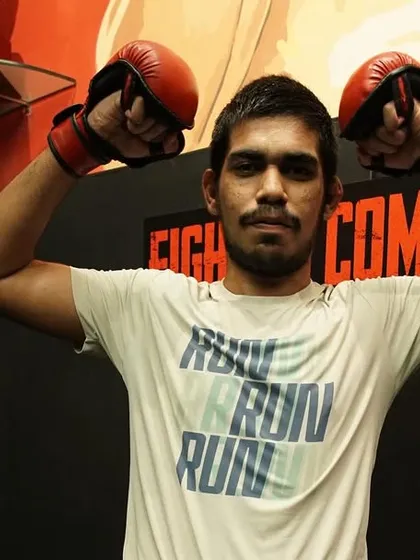 Another one of our fighters, showing the confidence and strength that comes from dedicated training.