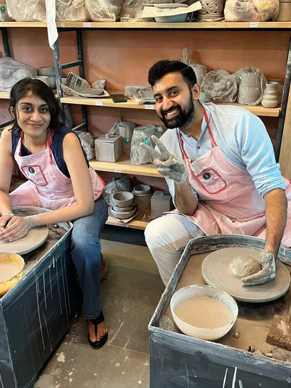 The joy of learning and creating side-by-side. Our foundation course brings people together who share a passion for pottery, creating a wonderful community spirit.
