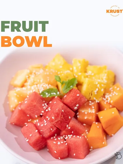 Looking for something light and refreshing? Our fresh fruit bowl is packed with seasonal fruits to give you a healthy start.