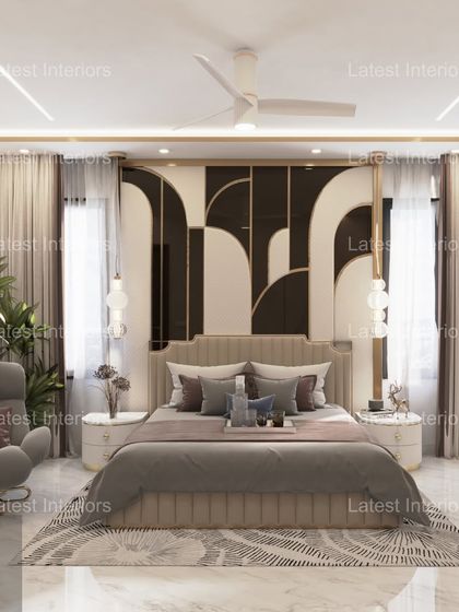 Latest Interiors by Shivam Manchanda - Turnkey Luxury Residential Interiors Luxurious Bedroom Sanctuaries photo 37