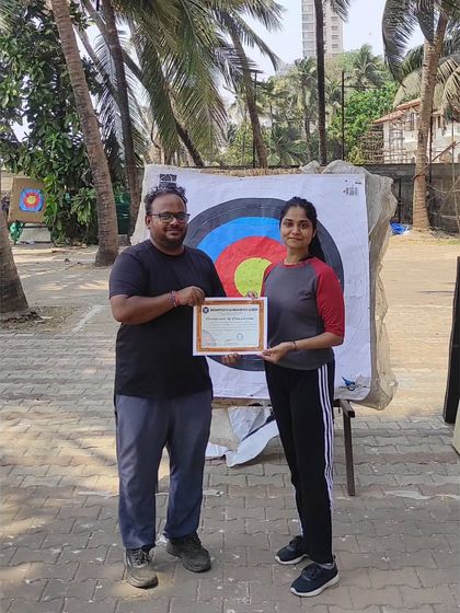 A graduate from our April 2024 basic batch. We are proud of her accomplishment and progress.