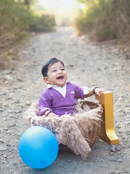The biggest, happiest laugh. The freedom of being outdoors often brings out the most genuine and joyful expressions in children.
