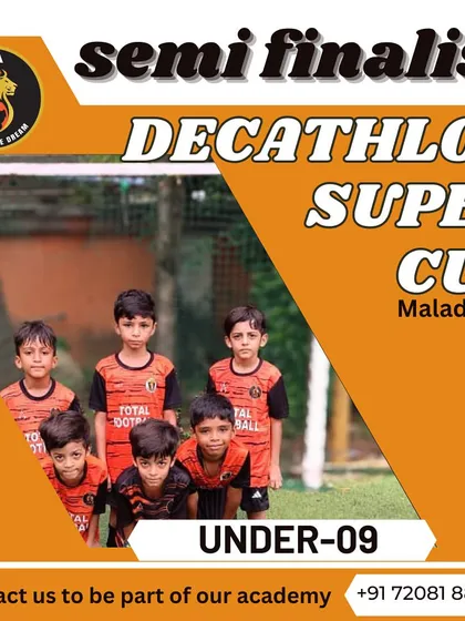 Our U9 team fought hard to reach the semi-finals of the Decathlon Super Cup.
