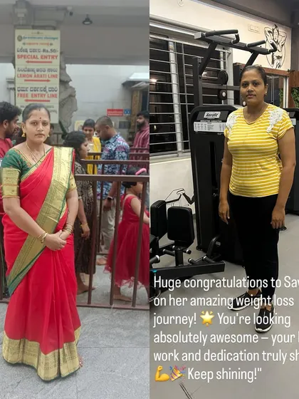 Congratulations to Savitha on her amazing transformation. Her hard work is an inspiration, showing what's possible when you commit to your health. This is the kind of sustainable weight loss journey I guide my clients through.