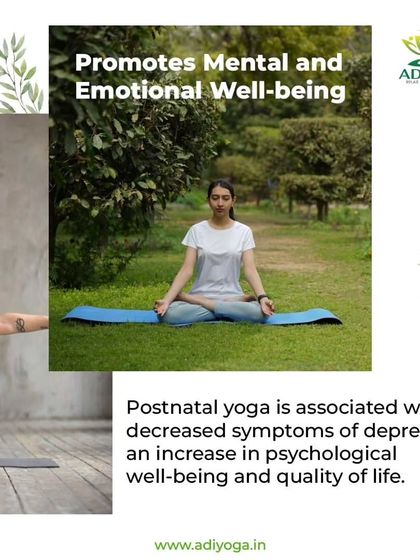 The postpartum period can be challenging. My postnatal yoga sessions are designed to decrease symptoms of depression and increase psychological well-being through mindful movement and restorative poses.