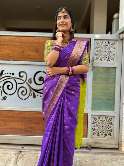 Designer Trends - Ethnic & Occasion Wear Rental Elegant Kanchi & Silk Sarees photo 63