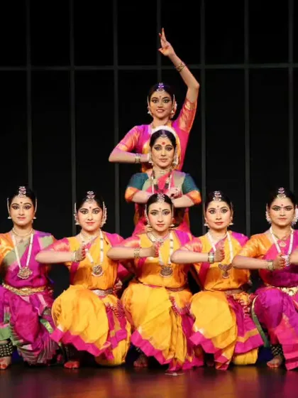 With my dear students of the Abhinayaa dance group. It is my greatest privilege to pass on the knowledge I have received and to create new choreographies with this talented new generation of artists.