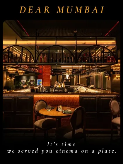 "Dear Mumbai, it's time we served you cinema on a plate." This was our invitation to the city of dreams, promising a new kind of night out at the stylish Qey restaurant, where film and food would meet.