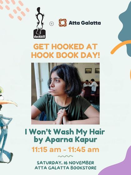 A session with Aparna Kapur, author of 'I Won’t Wash My Hair!'. We love stories that are relatable, funny, and feature colorful characters.
