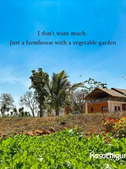 Imagine a farmhouse that’s truly yours, complete with a vegetable garden just steps from your door. We provide the canvas with our spacious villa plots; you bring your dream home to life.