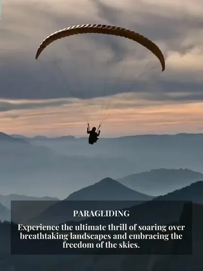 Experience the ultimate thrill of soaring over breathtaking landscapes. Paragliding is one of the adventures you can embark on during our Bir retreat.