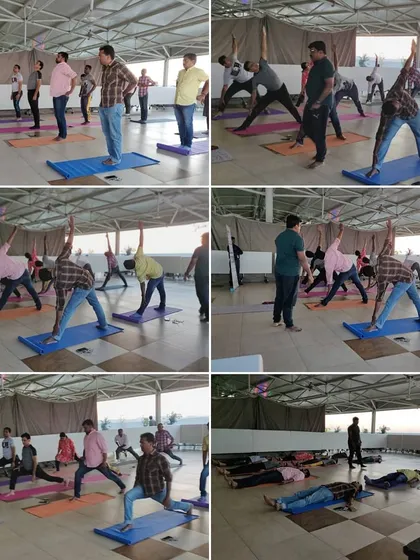 Yoga is a powerful tool for managing workplace stress. This is a glimpse into one of my corporate yoga sessions, where we focus on mindfulness and practical exercises that teams can use to stay centered and productive throughout the day.