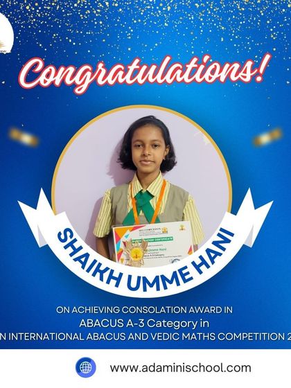 Achievers Destination Academy - Mental Math & Speed Calculation Our Star Achievers: Competition Winners & Graduates photo 54