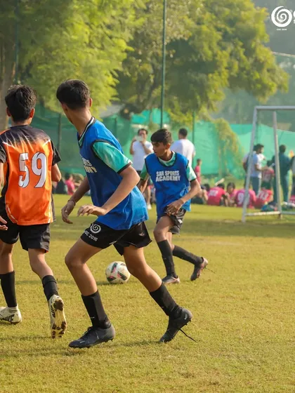 Young players from the U13 GSC Blades team in action during a Pride Cup match, showing great teamwork and spirit.