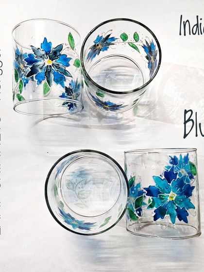 Nidhi - Hand-Painted Home Decor & Accents Festive Glassware & Candle Holders photo 12