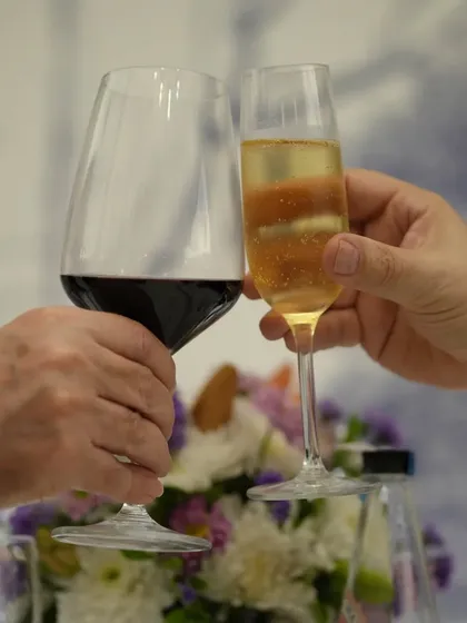 A simple toast between friends or lovers. It's these small moments of connection that we love to host.