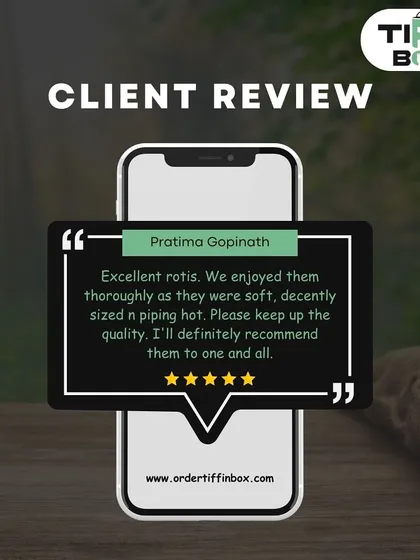 We live for feedback like this! Our customers love that our rotis are always soft, hot, and generously sized. We focus on quality so you can enjoy a perfect, satisfying meal every single time.