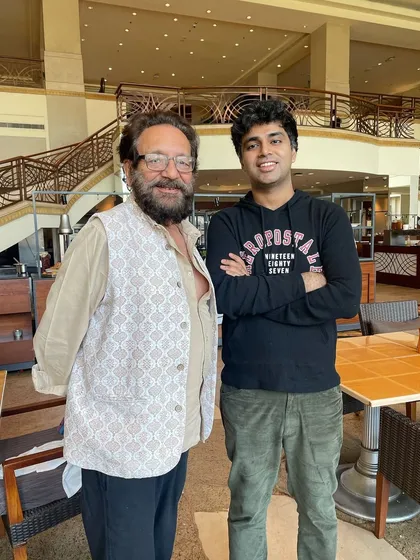 A surreal and special day meeting the legendary director Shekhar Kapur. We talked about sci-fi, AI, and the future of storytelling, a truly inspiring conversation.