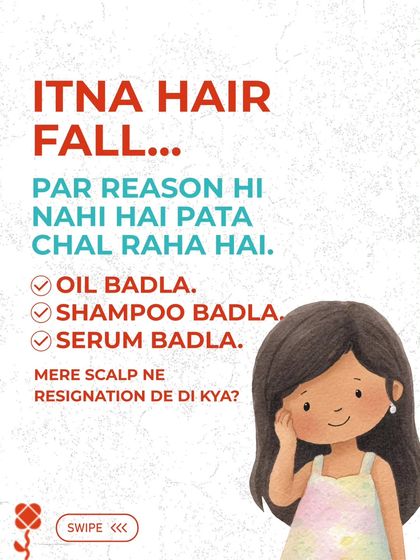 So much hair fall, but you don't know the reason? You've changed all your products, but has your scalp resigned? Let's investigate the internal factors together.