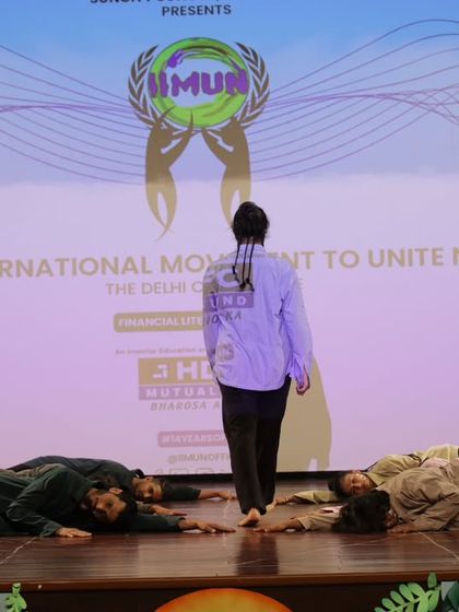 A quiet, poignant moment from our contemporary piece "UnMuted." This scene represents a call to awaken from mindlessness and step into our purpose, a core theme in my work.