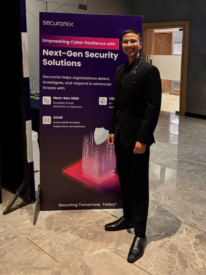 At the Securonix corporate event, where I blended the art of magic with the world of cyber security. It's always exciting to tailor my performance to a specific theme.