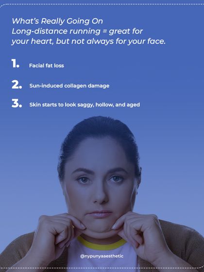 What's really going on with runner's face? It's a combination of facial fat loss from intense cardio, sun-induced collagen damage from being outdoors, and the repetitive impact, which can make skin look saggy and aged.
