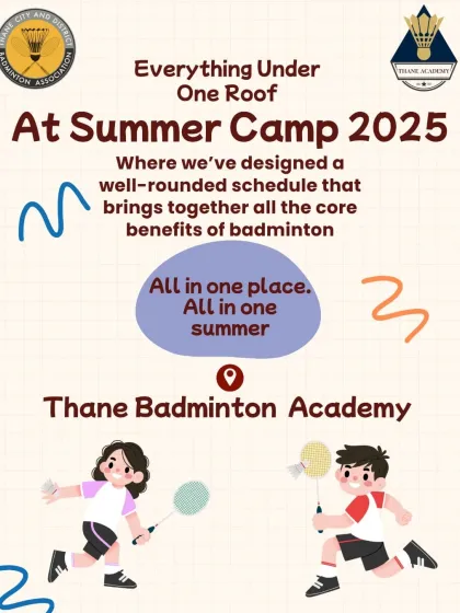 Everything under one roof. Our summer camp offers a well-rounded schedule that brings together all the core benefits of badminton in one place, all summer.