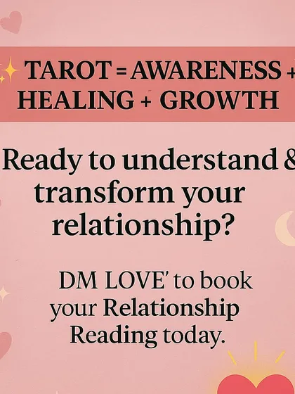 How Tarot Heals Relationships Beyond Predictions. This carousel explains that Tarot is a tool for awareness and growth. It helps in healing past wounds, improving communication, and guiding your next steps as a couple.