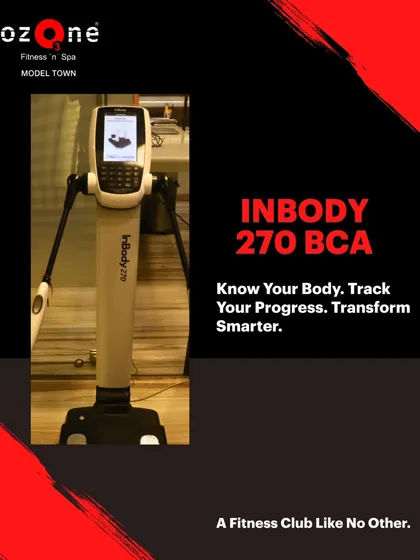 We use the InBody 270 Body Composition Analyzer to go beyond the scale. This technology provides a detailed analysis of your muscle mass, body fat percentage, and water levels, allowing us to track your progress accurately and tailor your program for smarter, more effective transformations.