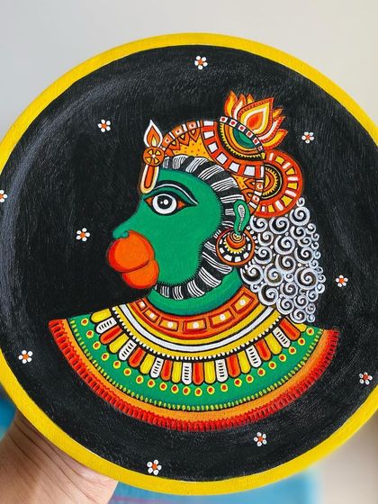 Greengold - Indian Artisan Home Decor Stories on Wood: Mythological & Folk Art Plates photo 11